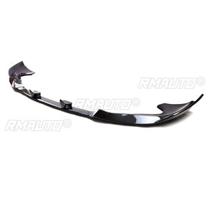 Para Jeep Grand Cherokee SRT SRT8 2012-2016 2013 2014 2015, Divisor de Parachoques Delantero, Estilo Fibra de Carbono, Negro Mate, Negro Brillante - Product Image 5