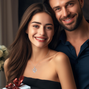 Collier pendentif cœur plaqué or <span class=keywords><strong>Mylove</strong></span> pour la fête des mères avec chaîne à maillons en zircon, alliage de cuivre, cadeau tendance pour maman - Product Image 6