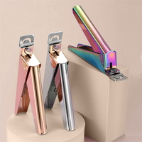 WELLFLYER NTCU-026 S4 Nail Art Clipper Ruban Titane Français tranchant En Forme De U Cisaillement En Acier Inoxydable Couteau À Ongles Nail Armure Outil