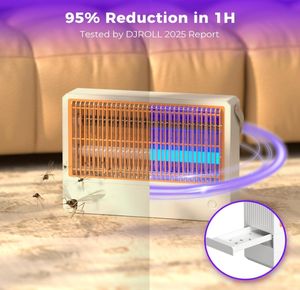 20W Hybrid Spectrum Indoor Electric Bug Zapper Home Remote Fruit Fly Mosquito Killer, y compris 2 Pack Ampoules de rechange 2-Pack - Product Image 5