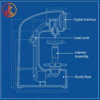 HRS-150T Versatile Digital Rockwell Hardness Tester for Heat-Treated Metals, Alloys, and Surface-Treated Materials