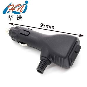 12V 24V voiture allume-cigare prise mâle Auto allume-cigare <span class=keywords><strong>adaptateur</strong></span> prise <span class=keywords><strong>Jack</strong></span> avec fusible 3-5A interrupteur marche/arrêt lumière rouge - Product Image 3