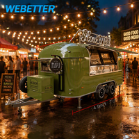 Camion de restauration WEBETTER UL/COC personnalisé pour glaces, café, poulet rôti, pizzas, kebabs, burgers, avec cuisine complète