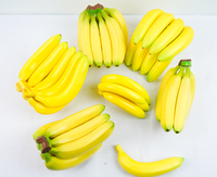 Levensechte, milieuvriendelijke, geprinte schuim kunstfruit (appel, banaan, sinaasappel) voor Earth Day, woonkamerdecoratie.