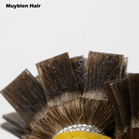 Extensions de cheveux humains bruts en gros d'usine, pointes en K, pré-collées à la kératine, pointes plates, cuticules alignées, cheveux humains vierges