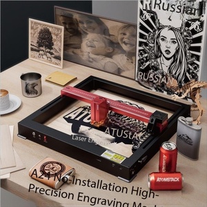 Para ATOMSTACK C4 <span class=keywords><strong>Pro</strong></span> 200W CNC Máquina cortadora de grabado láser 3D 0-20mm Alto 420x420mm 20W Refrigeración por aire láser - Product Image 2