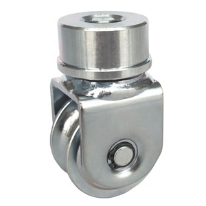 Rueda de metal <span class=keywords><strong>con</strong></span> soporte <span class=keywords><strong>para</strong></span> puerta corredera, rodamiento doble Y ranura - Product Image 4