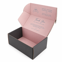 Boîte d'expédition personnalisée avec logo OEM, pliable, auto-scellante, résistante aux déchirures, recyclable, de qualité supérieure, pour cadeaux faits main