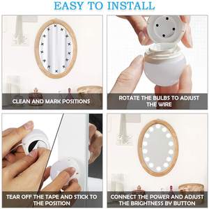 Maquillage Miroirs Cosmétiques 3 Couleurs Miroir Ampoule Led Vanity Lights 2 6 10 14 Ampoules <span class=keywords><strong>Kit</strong></span> pour Coiffeuse - Product Image 6