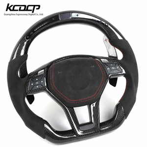 Volante de Fibra de Carbono Compatible con Benz C W204 C63 W212 W218 W207 W172 SLK W217 GLK W205 G63 G65 X190 GTS A45 W213 GLA GLB - Product Image 3