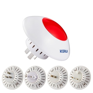 <span class=keywords><strong>KERUI</strong></span> fuerte sirena interior inalámbrica intermitente sirena de alarma cuerno rojo de luz estroboscópica sirena para hogar GSM y la seguridad de la alarma - Product Image 4