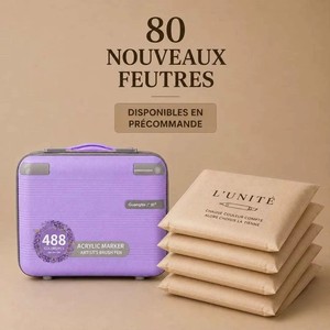Juego de Marcadores Acrílicos de 488 Colores, Rotuladores de Dibujo Líquido Rectos en Estuche Portátil para Estudiantes de Arte - Product Image 6