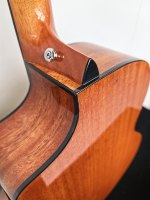 Glossy Finish 36" Folk Guitar Sitka Spruce Solid Top Mahogany Laminated Natural
