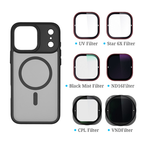 Phone Photography Accessories Magnetic UV CPL VND ND Black <strong>Mist</strong> <strong>Filter</strong> Kit for iPhone 17 <strong>Pro</strong> 17 <strong>Pro</strong> Max Case Camera Lens <strong>Filters</strong> - Product Image 1