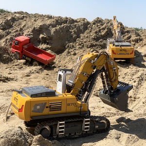 <span class=keywords><strong>HUINA</strong></span> <span class=keywords><strong>K970</strong></span>-200 RC camion Spot 1/14 <span class=keywords><strong>K970</strong></span>-200 pelle avant pelle avant modèle pelle avant entièrement en métal pelle avant RC pelle hydraulique - Product Image 6