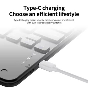 Teclado Inalámbrico Recargable Portátil con Panel Táctil, Compatible con BT 5.0, para Tablets de 10 Pulgadas, iPad 10.9, Smartphones, Interfaz USB, Nuevo - Product Image 4