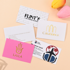 Tùy Chỉnh Chuyên Nghiệp Vàng Dập Kết Cấu Giấy Đã Ghé Thăm Thẻ Tên In Debossed Dập Nổi Kinh Doanh Thẻ - Product Image 1