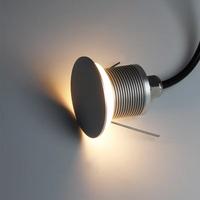 Lampes d'extérieur étanches IP67 pour jardin et escaliers, 12V 1W, lampes de marches, lampes de terrasse, éclairage LED encastré sous terre