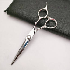 Ciseaux de coiffure professionnels Mo, 6,0 pouces, lame en acier inoxydable, manche long, pour barbiers et salons - Product Image 4