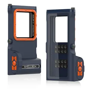 Shellbox Manufacturer New Ip68 15 Meters Waterproof Diving Case For Diving With Built-in Screen Protector And Lanyard