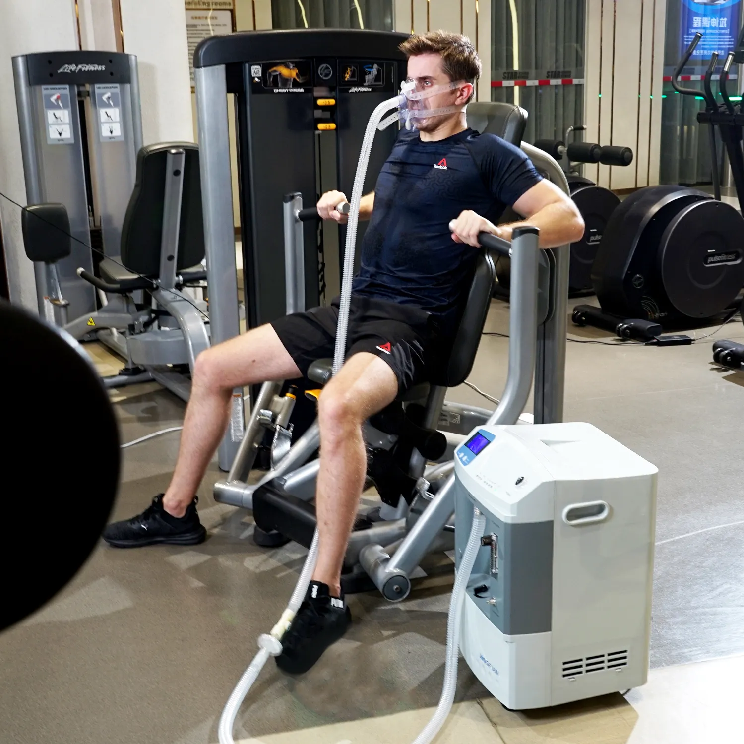 Sport Rehabilitation gerät Hypoxic Machine Generator für Radfahren und Wandern Marathon Runner