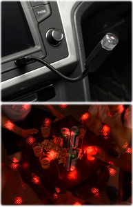 Accesorios para el Interior del Automóvil, Lámpara de Luz Estelar para Automóvil, Luz Ambiental USB, Luz de Proyección Interior Montada en el Techo - Product Image 5