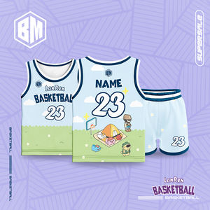 BASKETMAN Tenues de <span class=keywords><strong>basket</strong></span>-ball pour enfants, design personnalisable, mode confortable, technologie d'évacuation de l'humidité - Product Image 1