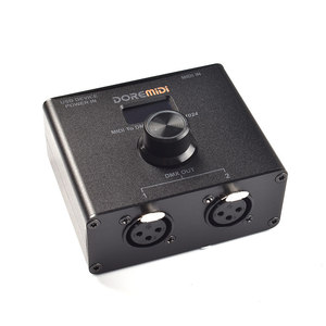 Convertidor <span class=keywords><strong>MIDI</strong></span> a DMX512*2 DORE-<span class=keywords><strong>MiDi</strong></span>, Control de Teclado <span class=keywords><strong>MIDI</strong></span> con Cable Cannon, Controlador de Luces MTD-1024, Convertidor de Iluminación para Escenarios - Product Image 1