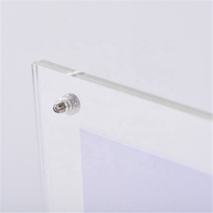 Giấy chứng nhận hiển thị khung rõ ràng Acrylic khung A4 thư Kích thước Tabletop hiển thị độ giấy chứng nhận Acrylic khung ảnh chủ thẻ - Product Image 6