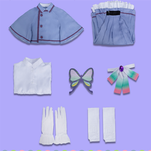 Disfraz de <span class=keywords><strong>Cosplay</strong></span> de Anime Demon Slayer <span class=keywords><strong>Kochou</strong></span> Kanae, Estilo Lolita con Vestido de Mariposa, para Fiestas de <span class=keywords><strong>Cosplay</strong></span>, Superventas - Product Image 6