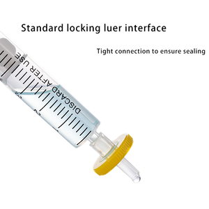แผ่นกรองหลอดฉีดยาไนล่อนแบบใช้แล้วทิ้ง Mce Hydrophobic <span class=keywords><strong>PTFE</strong></span> Hydrophilic <span class=keywords><strong>PTFE</strong></span> ตัวกรองเข็มฉีดยา - Product Image 3
