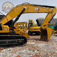 Excavatrice hydraulique d'occasion CAT 345GC d'origine japonaise, pelle de construction CAT320CL CAT320D CAT323D, équipement d'occasion en stock