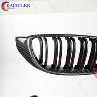 Calandre avant en fibre de carbone à double lamelles pour BMW F80 F82 M3 M4