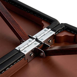 Usta Del Ray üretimi taşınabilir yüksek kaliteli hafif katlanır ahşap masaj terapi masa dövme masa masaj yatağı - Product Image 4