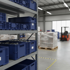 R-KLT 6415 VDA Series High Capacity <b>Plastic</b> <b>Storage</b> <b>Container</b> for <b>Storage</b> Bins & Boxes - Product Image 3