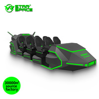 Diseño Personalizado 9D VR Simulador Dispositivo 9 Asientos Nave Espacial VR Parque de Atracciones Consola de Juegos 9D VR Simulador