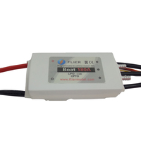 ESC Flier 180A pour moteur brushless 3-16S LiPo, boîte de programmation pour bateau RC, pièce essentielle pour des performances optimales