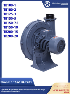 TB125-3 2.2KW 380V เครื่องเป่าลมแรงเหวี่ยงแบบแรงดันปานกลาง อลูมิเนียมอัลลอยด์ 2500 รอบต่อนาที สำหรับดูดอากาศ ระบบสุญญากาศ และระบบลำเลียงด้วยลม (OEM) - Product Image 6