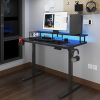 Escritorio de Computadora Ergonómico para Oficina y Hogar, Moderno, con Altura Ajustable Eléctrica, para Juegos, con Marco de Acero Inoxidable, Precio de Fábrica