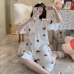 Pantalones <span class=keywords><strong>Antimosquitos</strong></span> para Bebé, 100% Algodón Gasa, Tejido de Doble Capa, Certificado OEKO-TEX, Lavado a la Piedra, Ropa de Dormir para Niños - Product Image 5