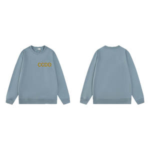 Sudadera con Capucha RL de Alta Calidad para Hombre, Tejido de Poliéster/Algodón, Cuello Alto, Otoño Invierno, Formal, Manga Corta, Bordada - Product Image 3