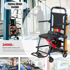 Silla de Ruedas Eléctrica para Subir Escaleras, Precio de Fábrica, Silla Elevadora Motorizada para Subir y Bajar Escaleras - Product Image 2