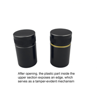 Bouchons de bouteille de vin en aluminium et plastique de qualité supérieure, finition brillante, avec bec verseur en plastique pour le contrôle du débit des spiritueux, directement de l'usine.