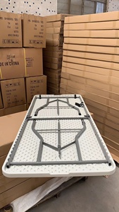6ft <b>Outdoor</b> Portable HDPE <b>Plastic</b> Wedding Folding <b>Table</b> YS-A1 Folding <b>Table</b> YS-A1 - Product Image 6