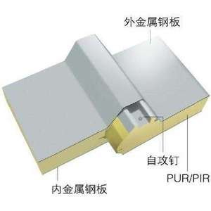 Paneles Aislantes para Paredes y Techos, Paneles PUR, Paneles <span class=keywords><strong>de</strong></span> <span class=keywords><strong>Tejas</strong></span>, Paneles Térmicos para Techos - Product Image 2
