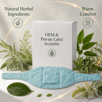 Enveloppement chauffant auto-activant aux herbes de moxibustion à marque privée pour le cou, idéal pour le froid, le bureau, l'hiver, les spas, les salons, les hôtels - Vente en gros, 5 pièces par boîte
