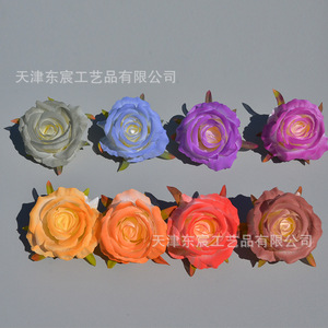 Rosas Artificiales Dongchen Crafts, Flores de Seda de 10 cm de Diámetro, Decoraciones para Bodas y Hogar - Product Image 4