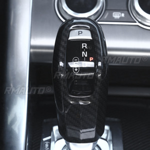 Poignée de levier de vitesses en fibre de carbone véritable pour Land Rover Range Rover Sport 2018 2019 2020 - Product Image 6