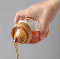 Bouteille de miel en plastique reflux bouteille de miel flacon en plastique flacon de sirop pâte de poire pot de pâte de nèfle