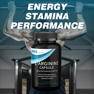 Arginina 99% OEM al por Mayor, Suplemento Vegano de L-Citrulina, Cápsulas de L-arginina para Entrenamientos, Potenciador del Rendimiento y la Resistencia para Hombres - Product Image 4